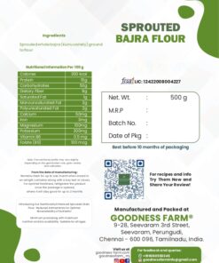Alternative view of Sprouted Bajra Kurru Flour (500 G)