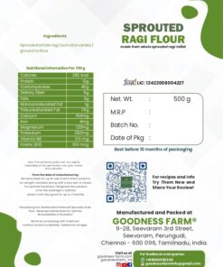 Alternative view of Sprouted Ragi Flour (500 G)