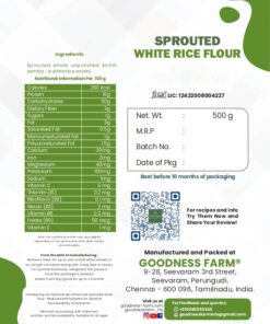 Alternative view of Sprouted Arcot Kichili Samba Raw Rice Flour (500 G)
