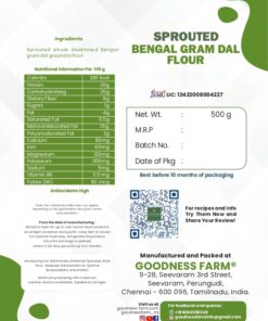 Alternative view of Sprouted Bengal Gram Flour/ Besan (500 G)