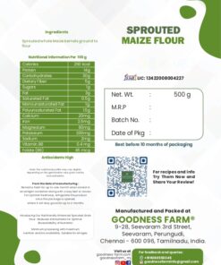Alternative view of Sprouted Maize Flour (500 G)