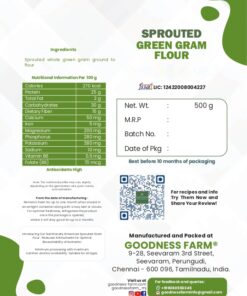 Alternative view of Sprouted Green Gram Flour (500 G)