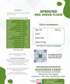 Alternative view of Sprouted Red Jowar Flour (500 G)