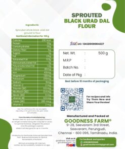 Alternative view of Sprouted Urad dal/ Black gram Flour (500 G)