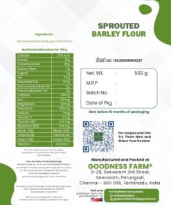 Alternative view of Barley sprouted Flour (500 gms)