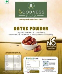 Alternative view of Dates Powder Organic (250 G)