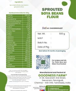 Alternative view of Sprouted Soya Beans Flour (500 G)