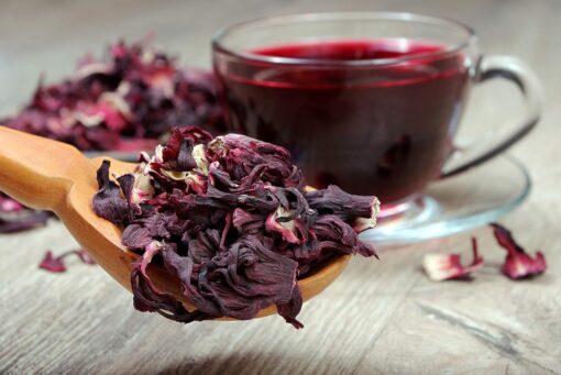 Hibiscus Flowers Dried, Organic (50 G)