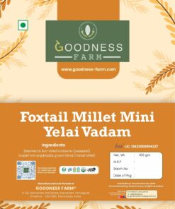 Foxtail Millet Mini Yelai Vadam (100 G)